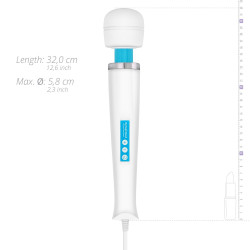 My Magic Wand Vibromasseur My Magic Wand - Tête 58mm Bleu